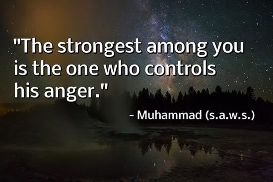 Islamic Quote Anger