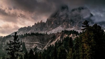 3d, Cloudy, Mountain, Natural, Wallpaper, Weather