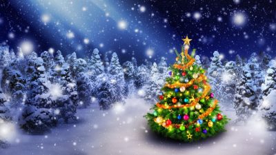 Christmas, Decoration, Hd, Tree, Wallpaper