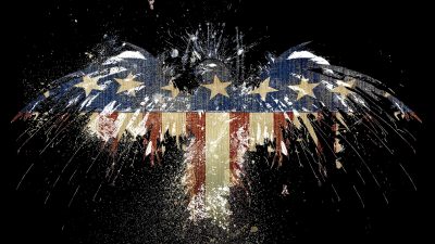 Eagle, Fireworks, Hd, Image, Usa Flag
