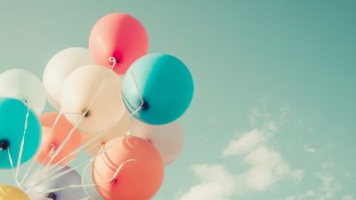 Balloons, Colorful, Happiness, Hd, Quotes