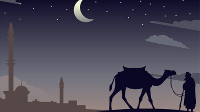 Camel, Moon, Mubarak, Nice, Photo, Ramadan, View