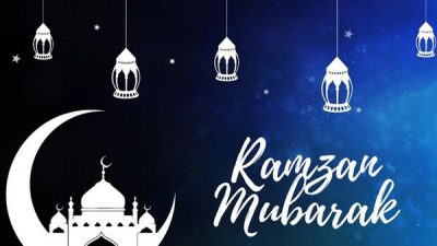 Background, Blue, Mubarak, Quotes, Ramadan, Wishes