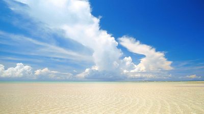 Blue, Clouds, Natural, Sand, Sky, Wallpaper, White