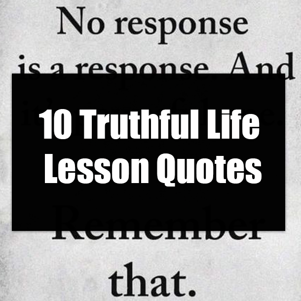 Life Lesson Quote