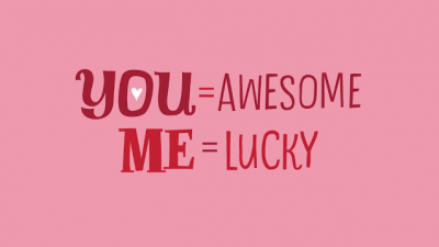 Awesome, Image, Love, Lucky, Me, Quote, You