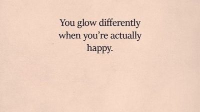 Differently, Glow, Image, Quote, You