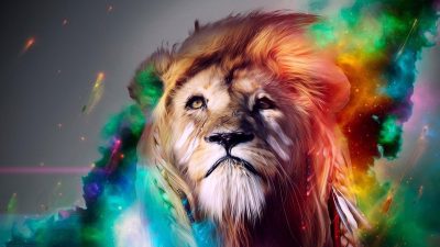 Animal, Colorful, Cool, Hd, Image, Lion