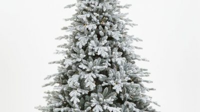 Beautiful, Christmas, Decoration, Hd, Snowy, Tree, Wallpaper