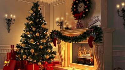 Christmas, Decoration, Fire, Image, Place