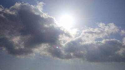 Behind, Clouds, Image, Natural, Sun, The