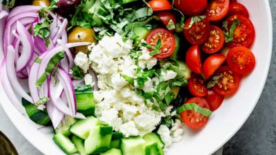Greek, Image, Mixed, Salad, Tamotos