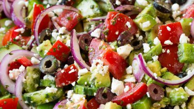 Greek, Image, Mixed, Nice, Onion, Salad