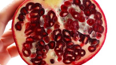 Cut, How, Image, Pomegranate, To, Up