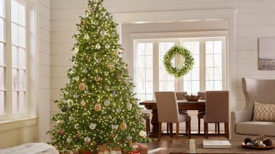 Christmas, Decorated, Home, Tree, Wallpaper