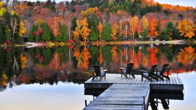 Autumn, Image, In, Lake, Nature, Wonderful