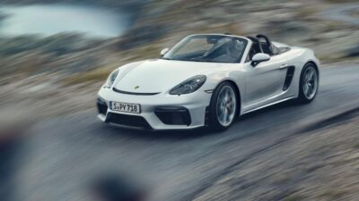 718, Car, Image, Porsche, Spyder, White, Widescreen