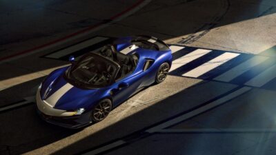 Blue, Ferrari, Image, Nice, SF90, Spider