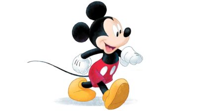Background, Landscape, Mickey, Mouse, White